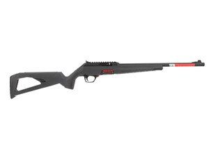 Winchester Wildcat 22lr rifle features a threaded barrel